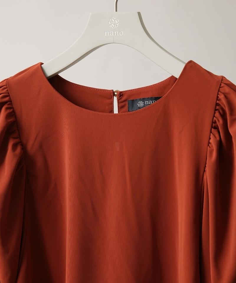 ：マルチファンクションボリュームショルダーカットブラウス（ｎａｎｏ・ｕｎｉｖｅｒｓｅ　ｗｏｍｅｎｓ）
