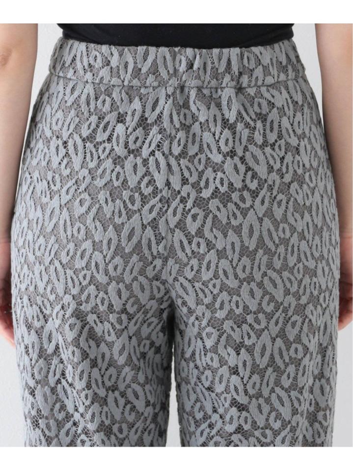 レオパードレース セミフレアパンツ（Spick and Span）