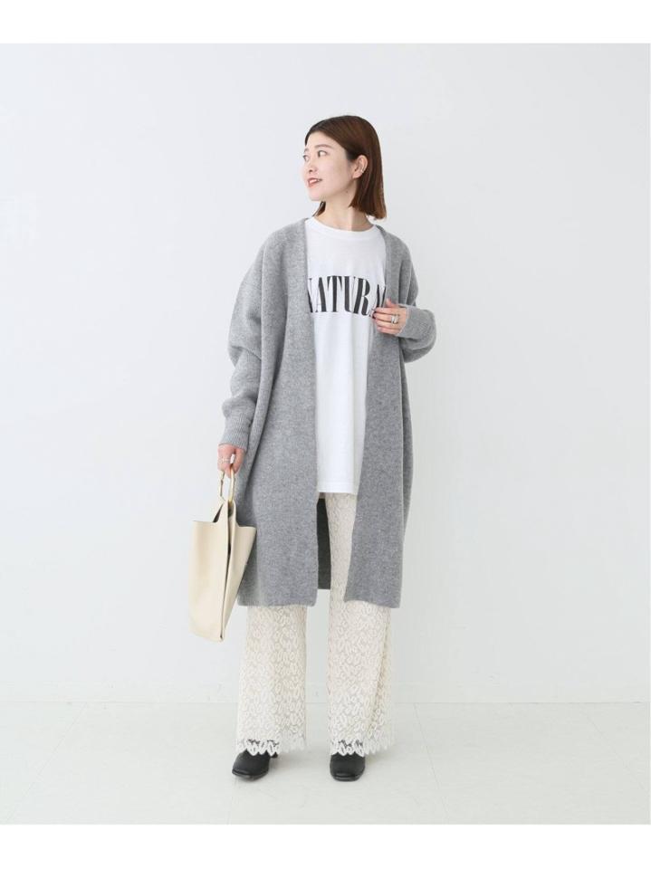 レオパードレース セミフレアパンツ（Spick and Span）