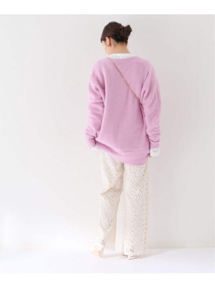 レオパードレース セミフレアパンツ（Spick and Span）