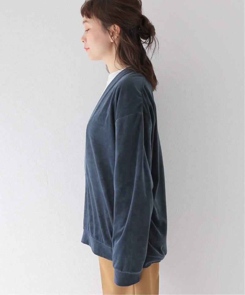ベロアVネックスウェット（JOURNAL STANDARD relume）