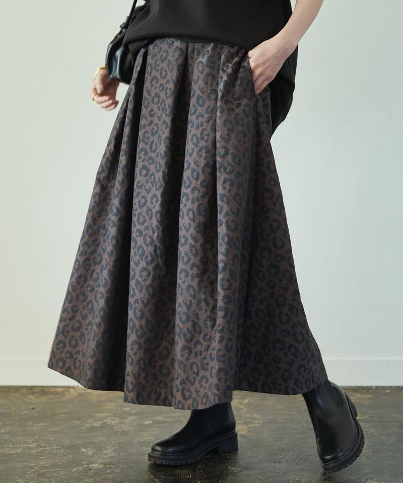 レオパードタフタスカート