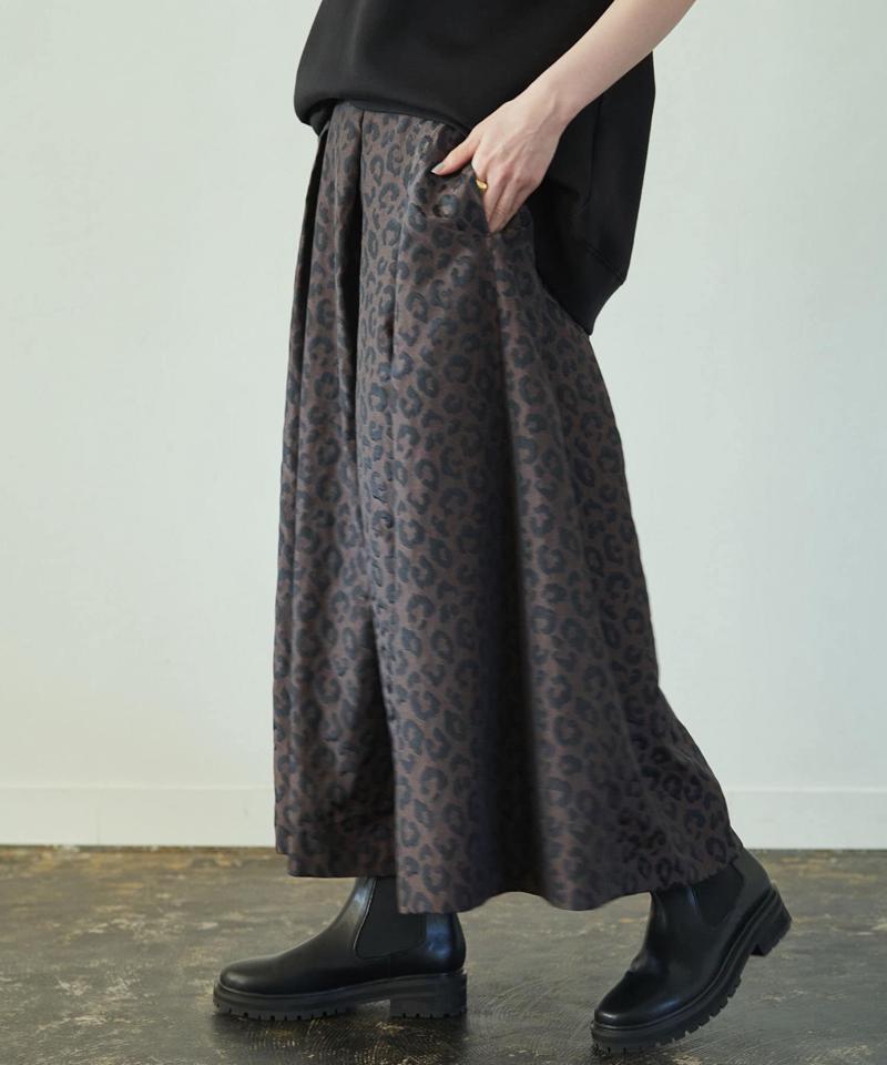 レオパードタフタスカート