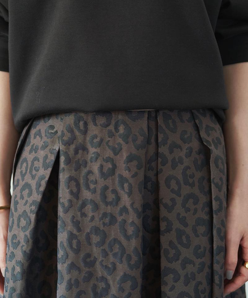 レオパードタフタスカート