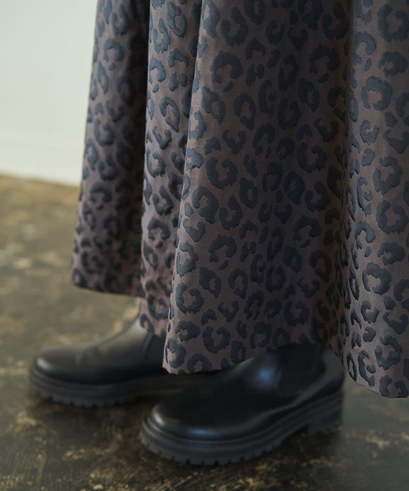 レオパードタフタスカート