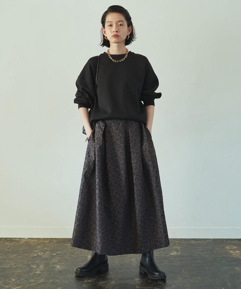 レオパードタフタスカート