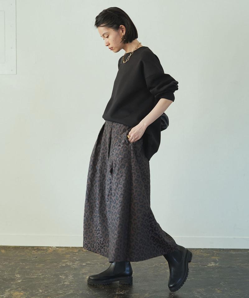 レオパードタフタスカート