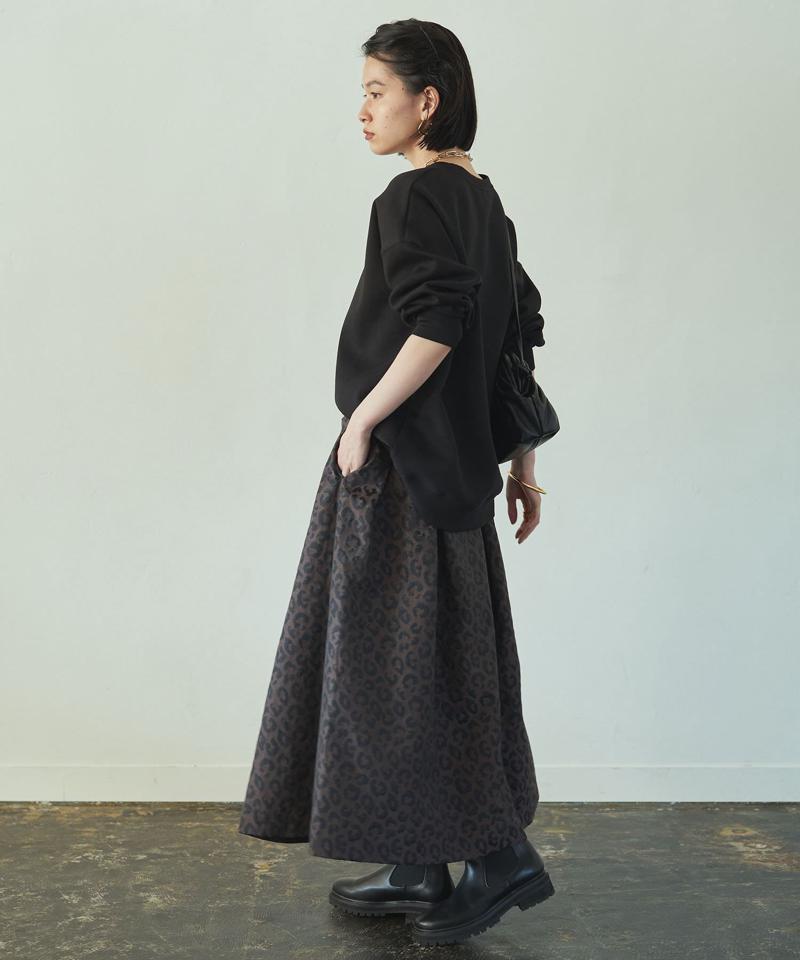 レオパードタフタスカート