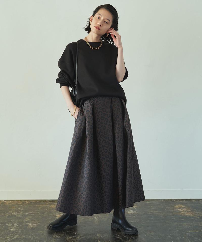 レオパードタフタスカート