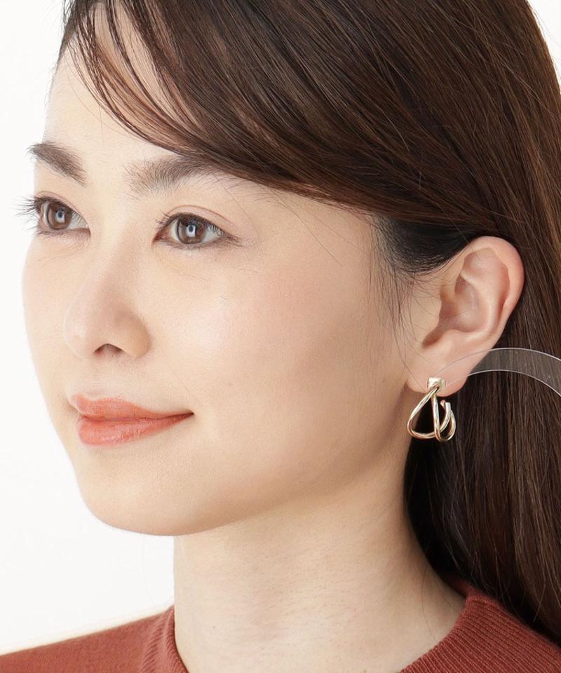 メタルカーブピアス