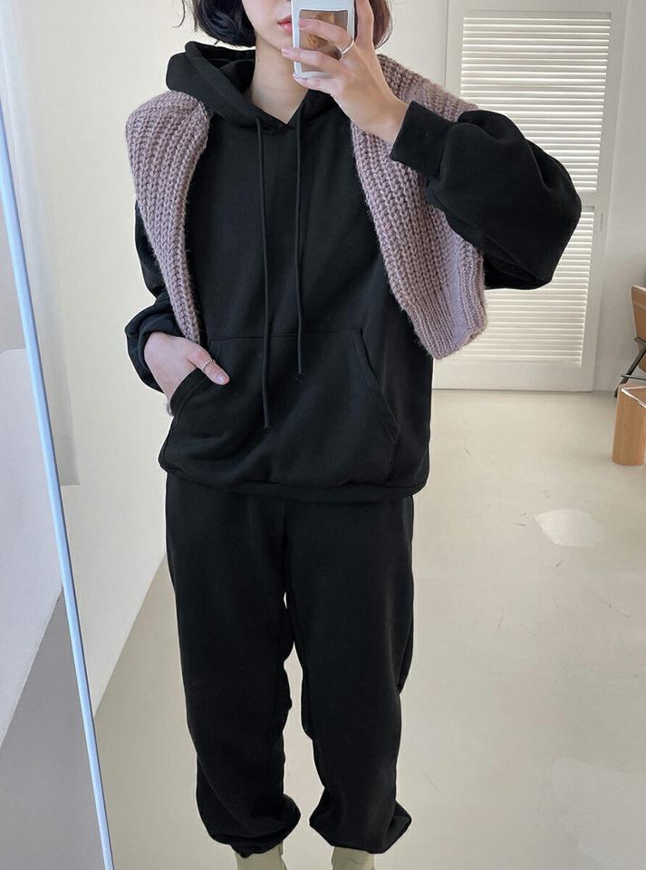 裏起毛パーカー&ジョガーパンツSET・全4色・b65519 レディース 【pt】韓国ファッション ロング ロングパンツ パーカー セットアップ パステル 長袖 裏起毛 ジョガーパンツ ロング丈 ワンマイルウェア 無地 シンプル 秋 冬