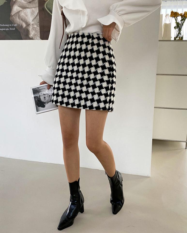 【クリスマス特集】ダイヤチェックミニスカートパンツ・全3色・t65508 レディース 【pt】韓国ファッション ボトムス ショート ショートパンツ ダイヤチェック ミニスカートパンツ ショート丈 ウール混 美脚 ハイウエスト シンプル 体型カバー 細身 足長 着痩せ 秋 冬