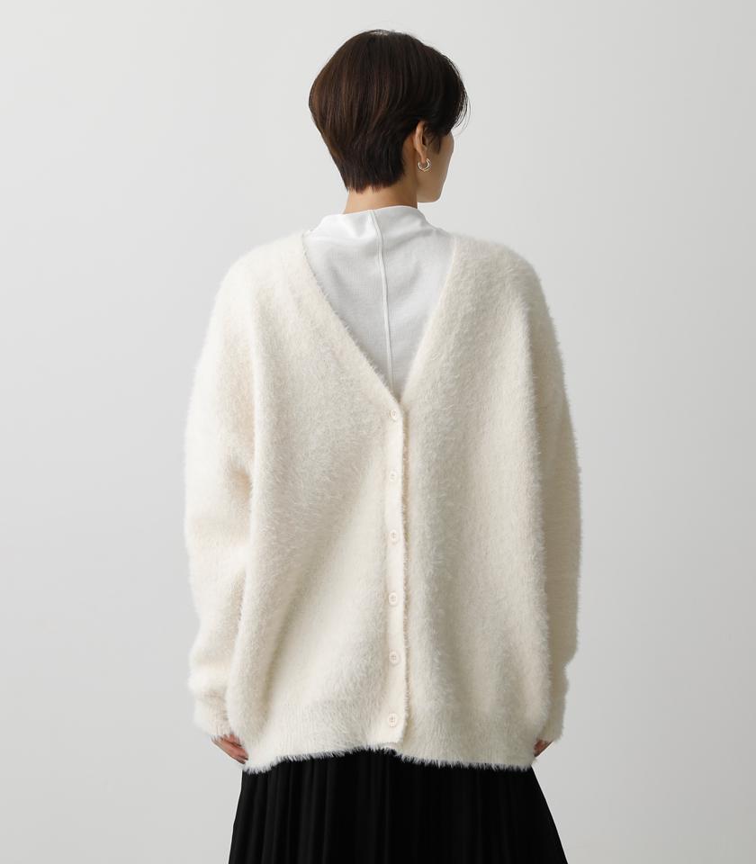 2WAY FUZZY KNIT CARDIGAN/2WAYファジーニットカーディガン