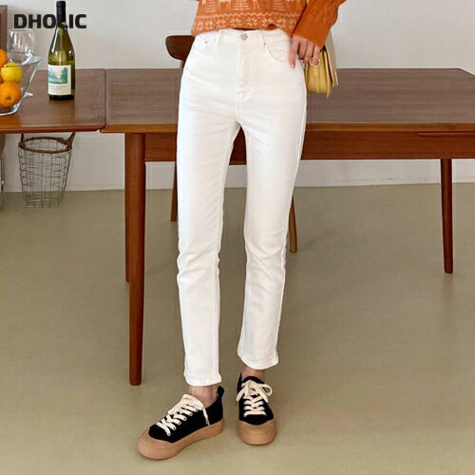 裏起毛タイトパンツ・全2色・t63188 レディース 【pt】韓国ファッション ボトムス ロング ロングパンツ 裏起毛 ダメージ カット スキニー ロング丈 スリム ストレート 体型もカバー 無地 ベーシック シンプル カジュアル 秋 冬233