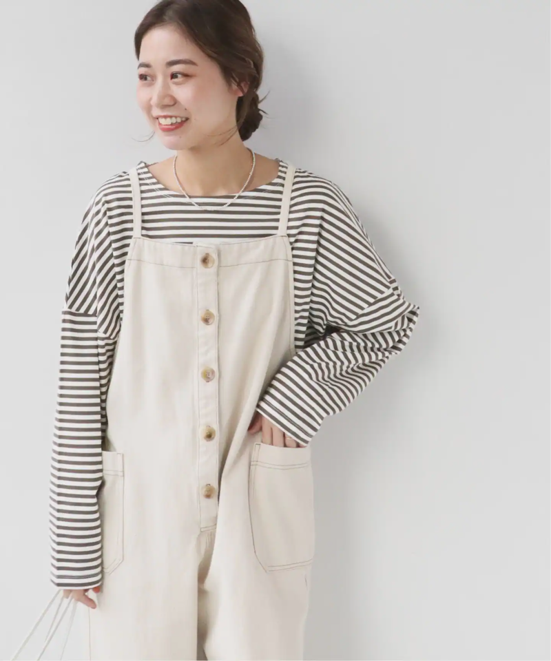 コンパクトコットンボーダーTEE◆（JOURNAL STANDARD relume）