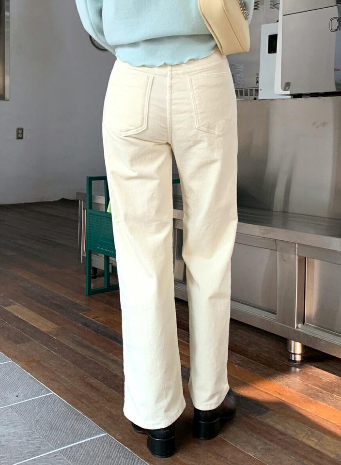 裏起毛コーデュロイワイドパンツ・全3色・t62854 レディース 【pt】韓国ファッション ボトムス ロング ロングパンツ 裏起毛 コーデュロイ ワイドパンツ ロング丈 ストレート 無地 ベーシック シンプル カジュアル 秋 冬