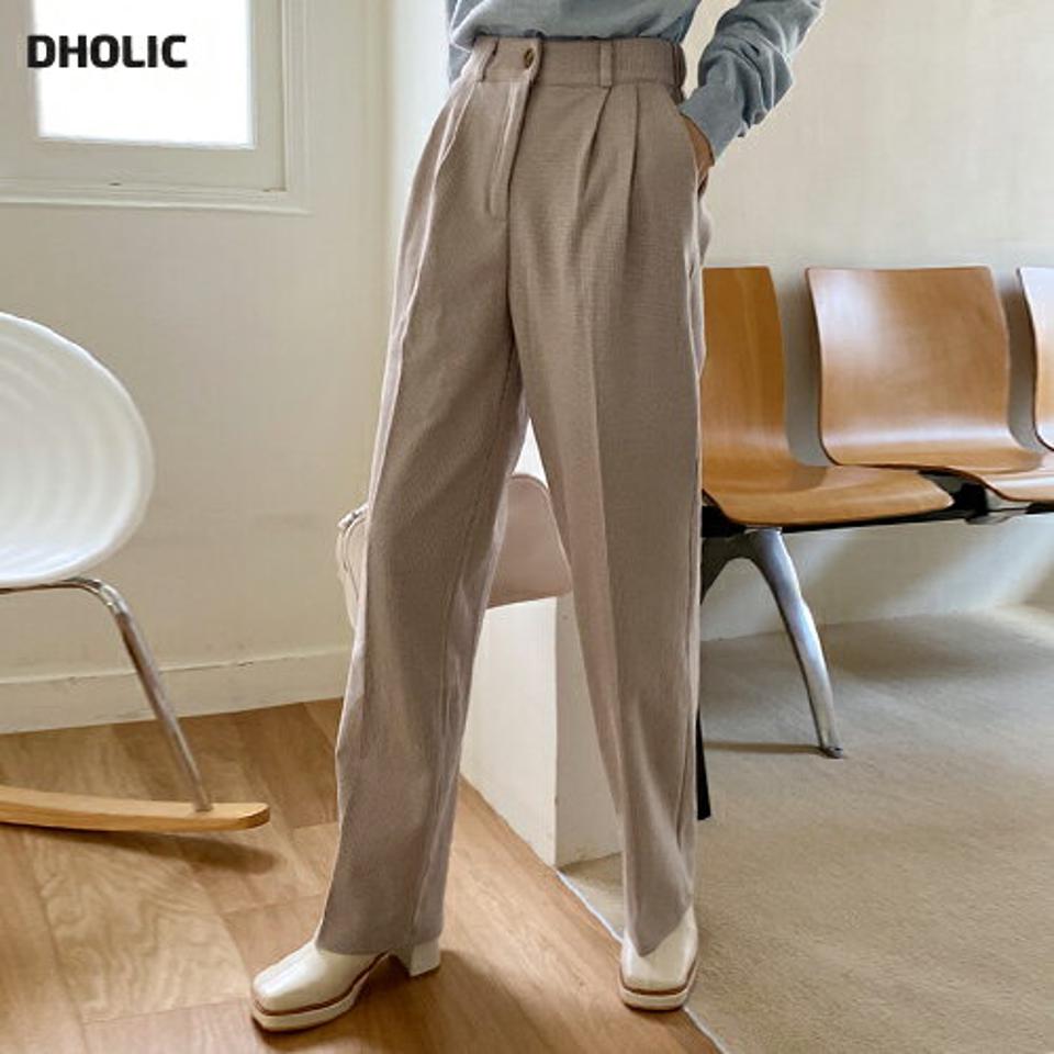 裏起毛ツータックチェックスラックス・全3色・t63229 レディース 【pt】韓国ファッション ボトムス ロング ロングパンツ スラックスパンツ スラックス 裏起毛 ストレート ツータック チェック ロング丈 シンプル 体型カバー カジュアル 秋 冬