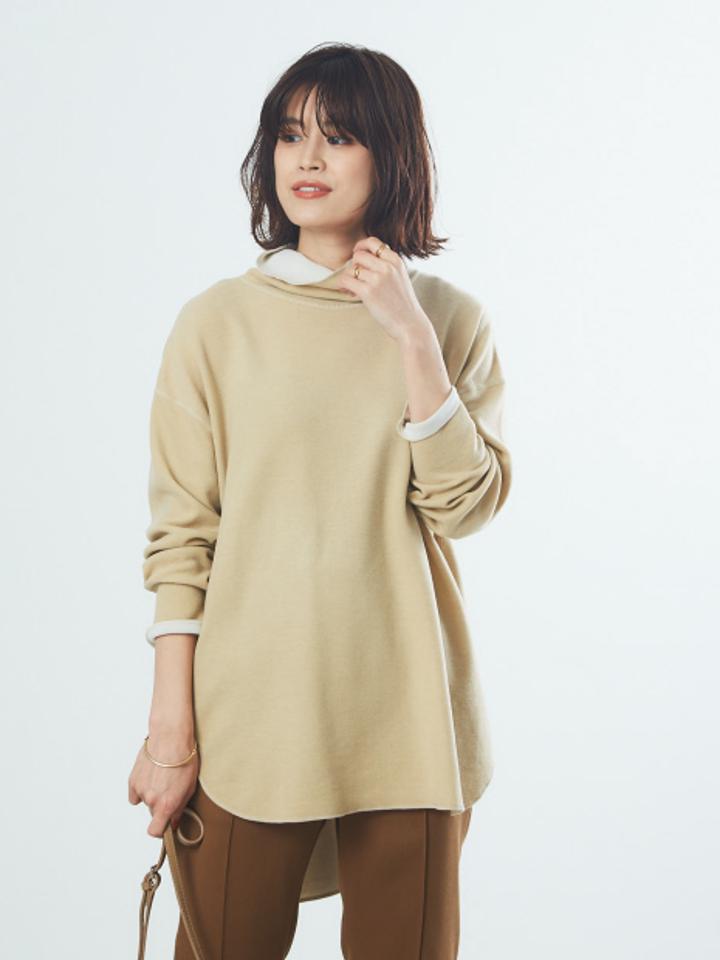 【WEB＆一部店舗限定】リバーシブルタートルプルオーバー