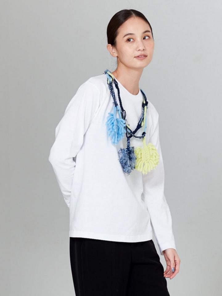 【BOUSSOLE×qualite】クロシェネックレスロンT【予約】
