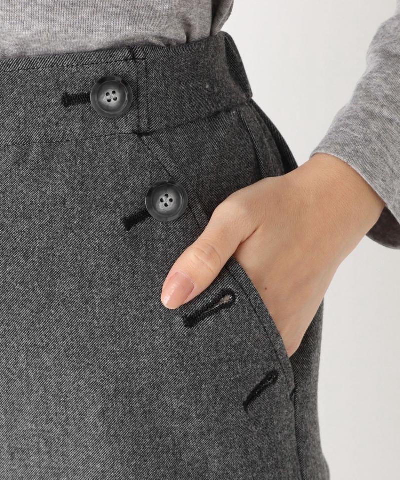 「Lサイズ」【洗える】冬に大活躍/暖かくてかわいい両面起毛パンツ
