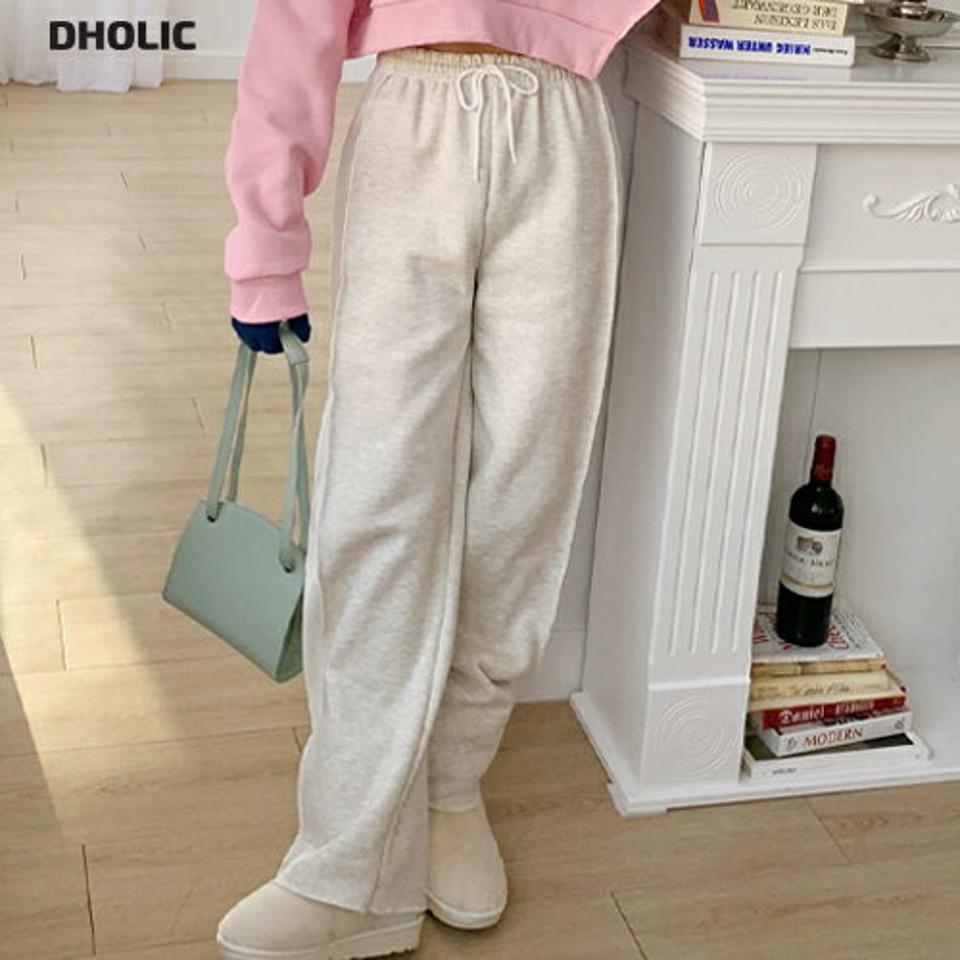 裏起毛サイドプリーツワイドパンツ・全3色・t01532 レディース 【pt】韓国ファッション ボトムス パンツ ロング ロングパンツ 裏起毛 プリーツ ワイドパンツ 無地 シンプル ウエストゴム 足長 体型カバー カジュアル 秋 冬 NIJU