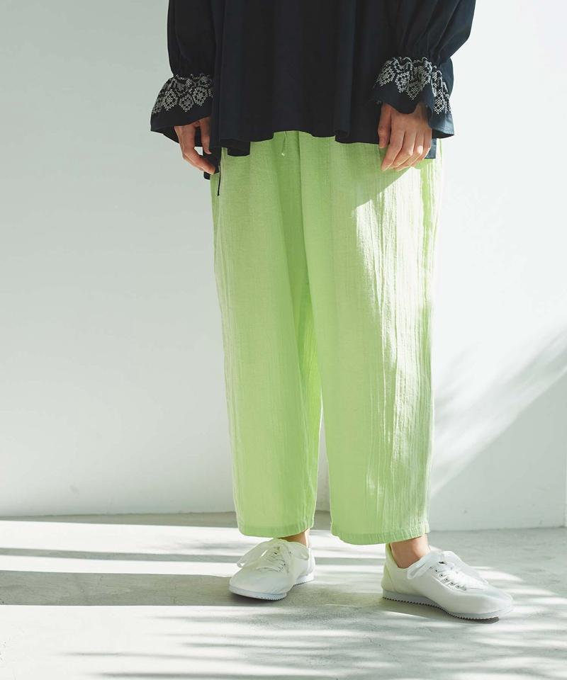 ○綾ガーゼ製品染ペチパンツ（cardo fabrica）