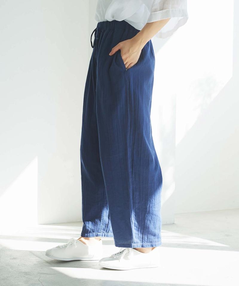 ○綾ガーゼ製品染ペチパンツ（cardo fabrica）