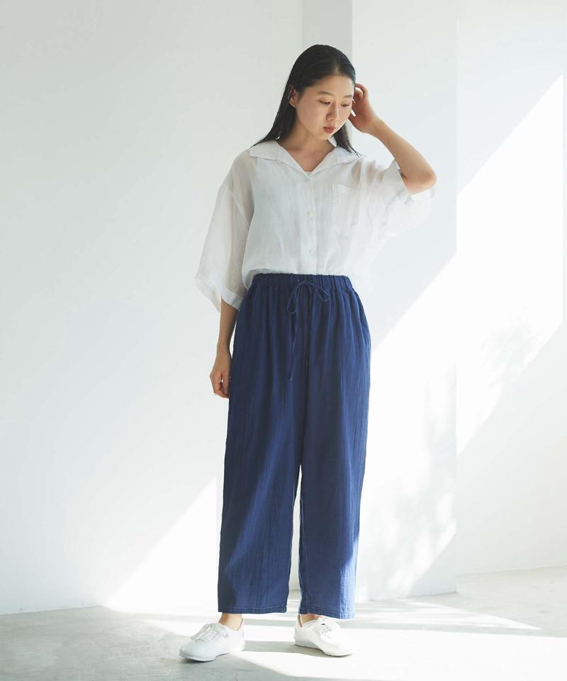 ○綾ガーゼ製品染ペチパンツ（cardo fabrica）