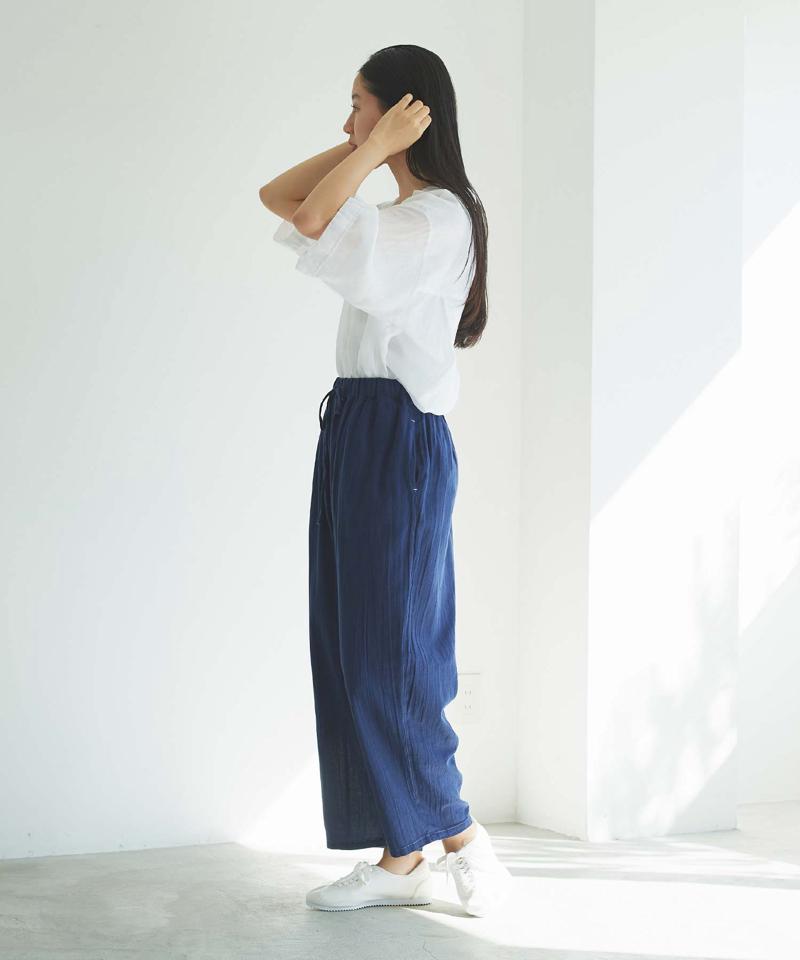 ○綾ガーゼ製品染ペチパンツ（cardo fabrica）