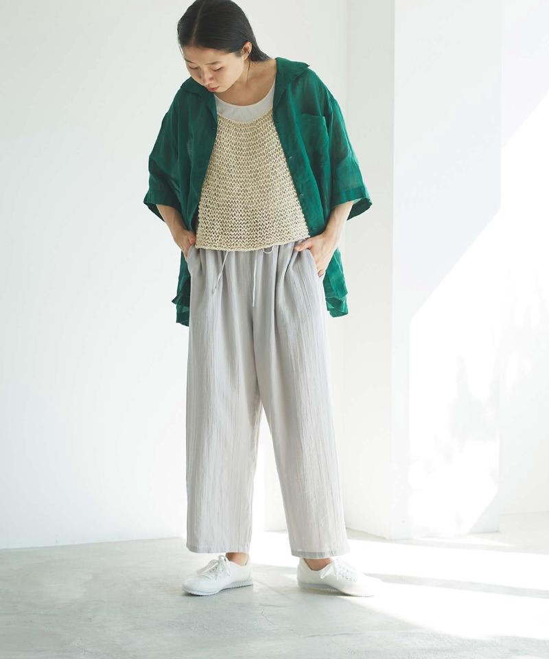 ○綾ガーゼ製品染ペチパンツ（cardo fabrica）