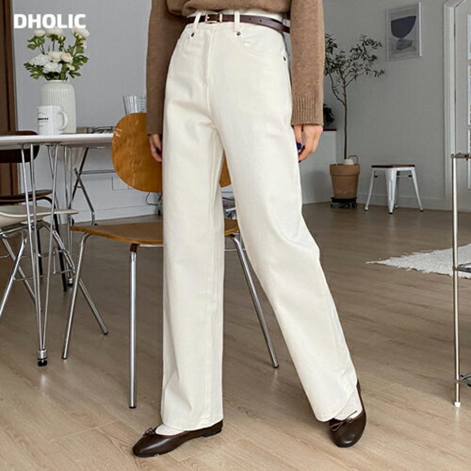 裏起毛ストレートパンツ・全2色・t58620 レディース 【pt】韓国ファッション ボトムス ロング ロングパンツ 裏起毛 ストレートパンツ ワイド ハイウエスト ポケット 無地 シンプル カジュアル 骨格ストレート 秋 冬