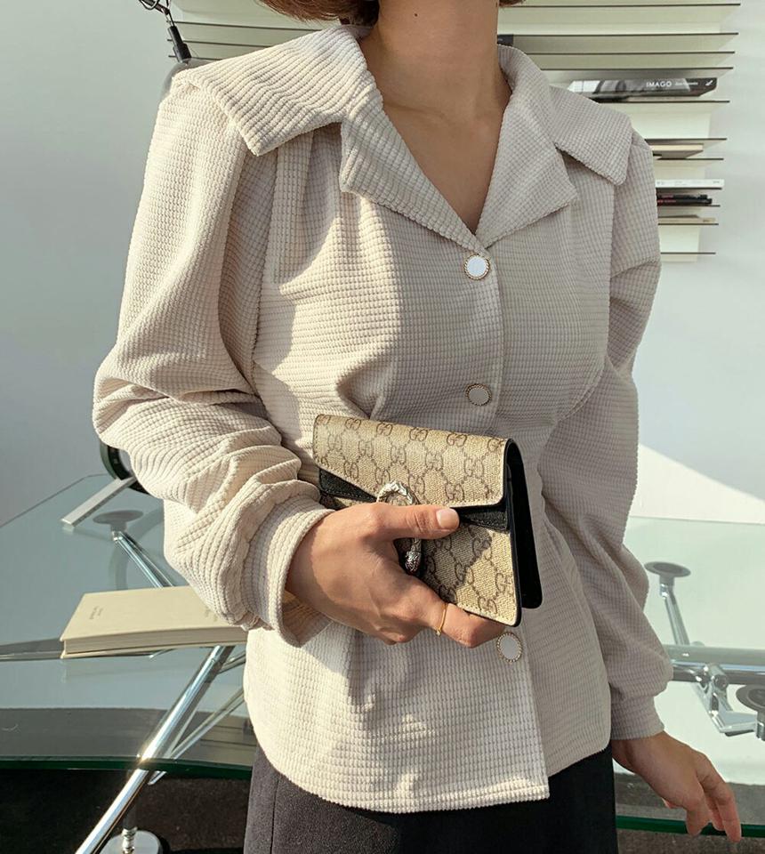 セーラーカラーリボンブラウス・全3色・t63252 レディース 【bl】韓国ファッション トップス ブラウス 長袖 ラウンドネック セーラーカラー スクエア柄 リボン シンプル 大人 異素材 体型カバー カジュアル フェミニン 秋 冬