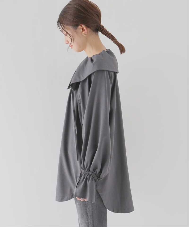 ギャザーカラーブラウス（JOURNAL STANDARD relume）
