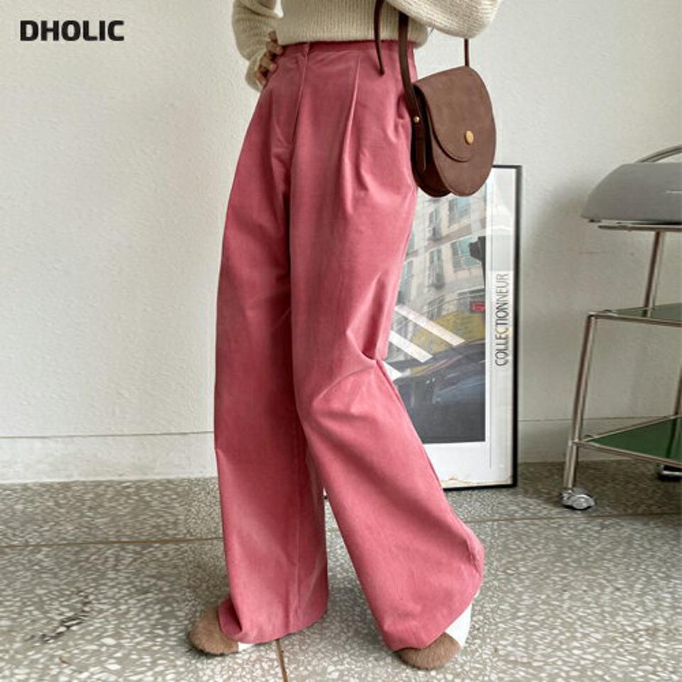 ピンタックワイドスラックスパンツ・全3色・t01584 レディース 【pt】韓国ファッション ボトムス パンツ ロング ロングパンツ スラックスパンツ ピンタック ワイド ハイウエスト ロング丈 ストレート 無地 シンプル 足長 体型カバー 秋 冬 NIJU