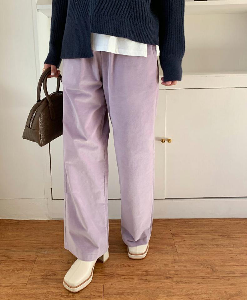 ウエストゴムワイドパンツ・全4色・t66323 レディース 【pt】韓国ファッション ボトムス ロング ロングパンツ ウエストゴム ワイドパンツ ハイウエスト ストレート ウエストゴム 体型もカバー 無地 ベーシック シンプル カジュアル 秋 冬