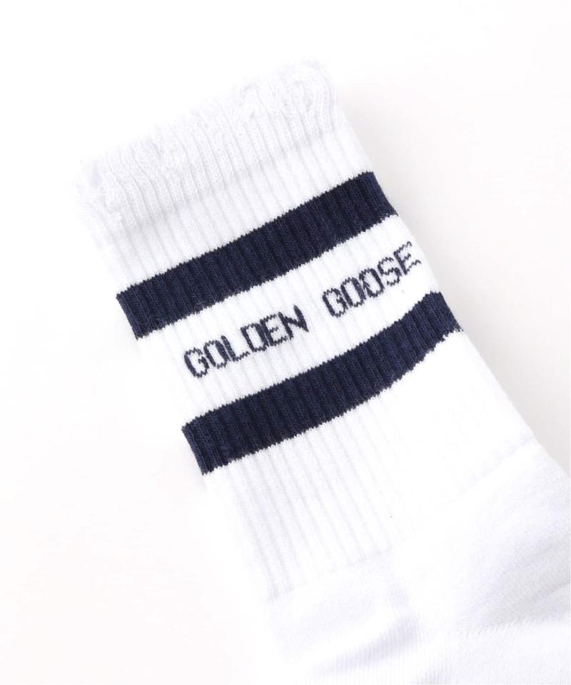 *【GOLDEN GOOSE/ゴールデングース】Line Socks（AP STUDIO）