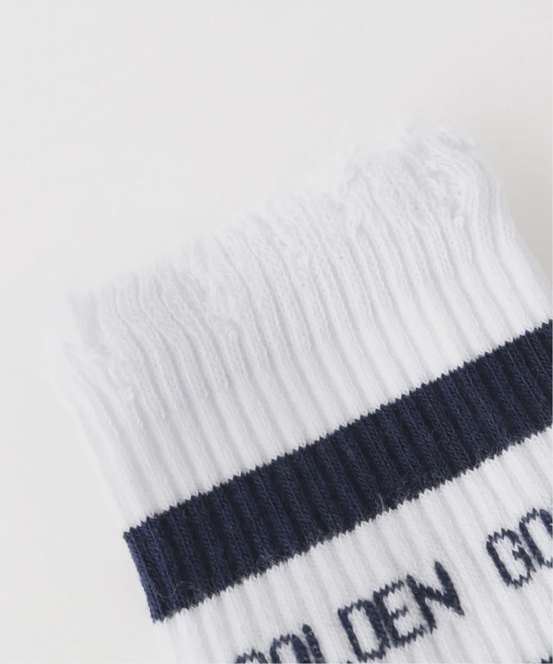 *【GOLDEN GOOSE/ゴールデングース】Line Socks（AP STUDIO）