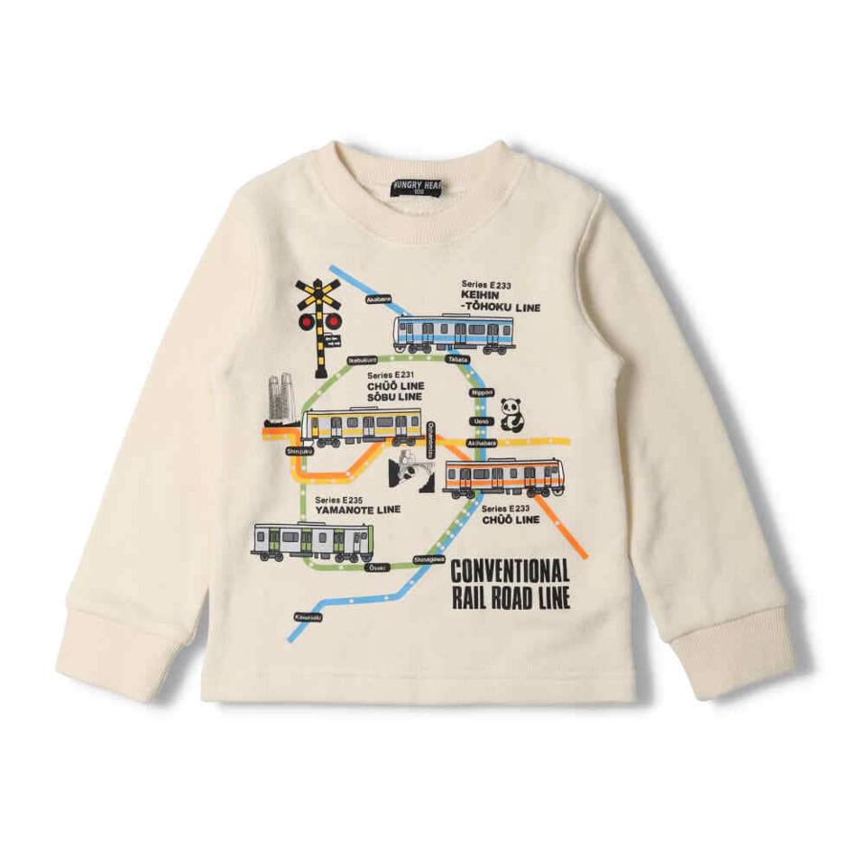 JR新幹線電車なりきり裏毛トレーナー
