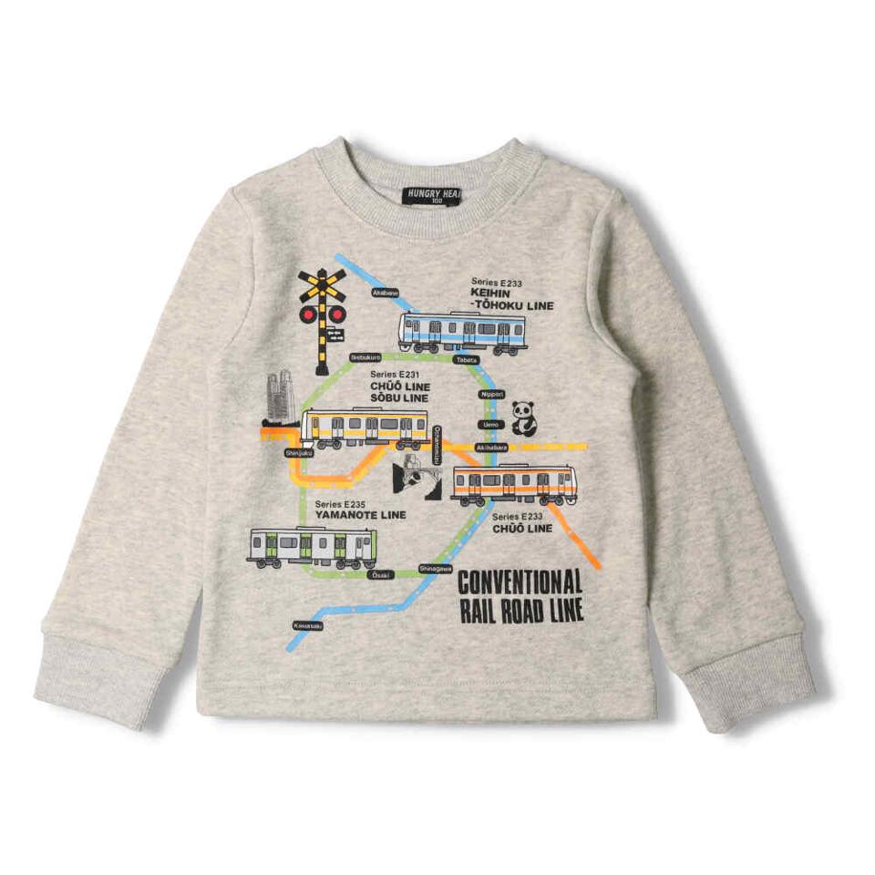 JR新幹線電車なりきり裏毛トレーナー