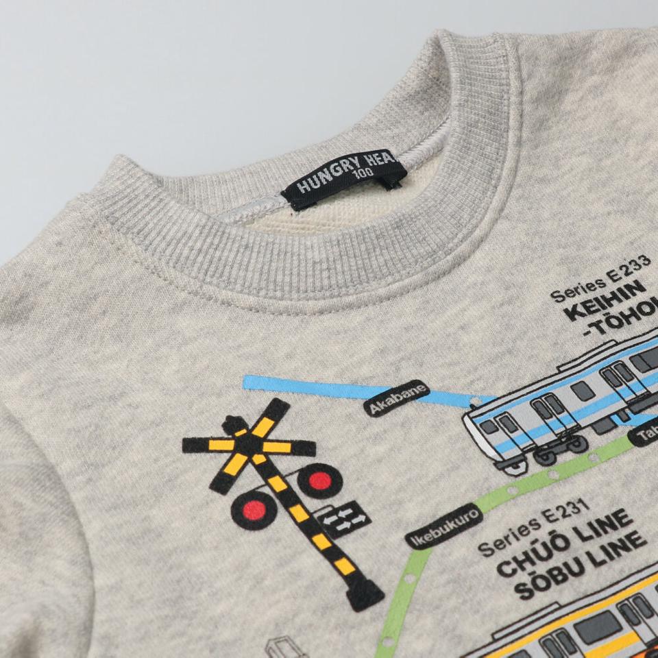 JR新幹線電車なりきり裏毛トレーナー