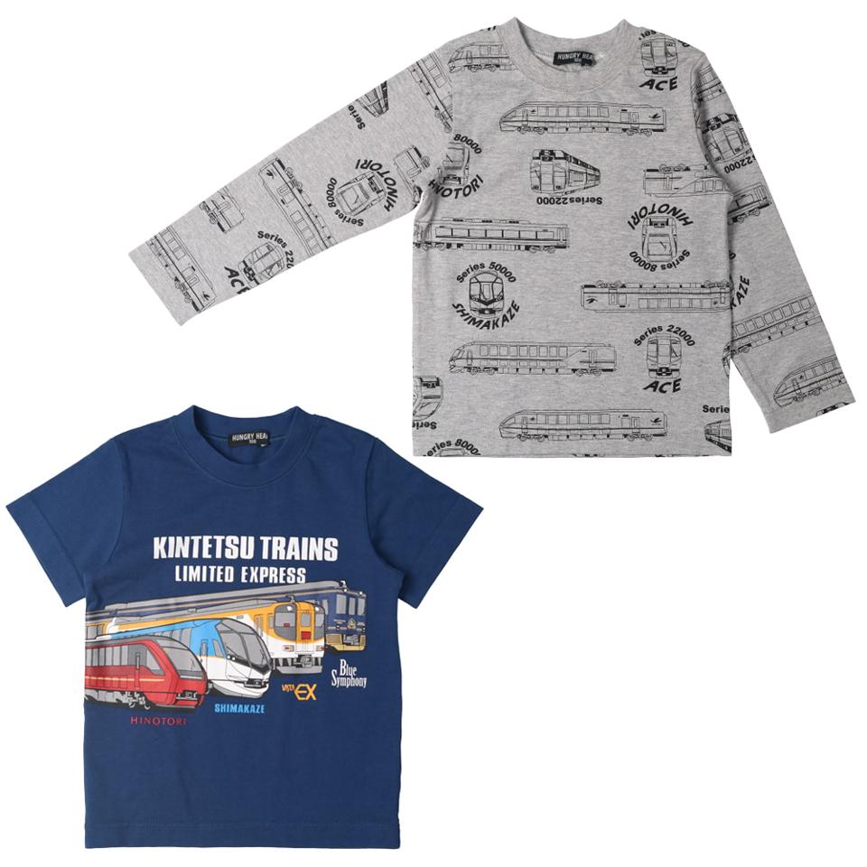 JR在来線電車仕掛け長袖Tシャツ