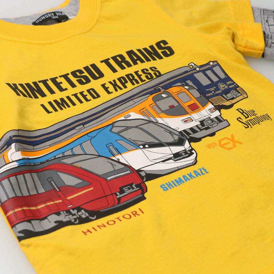 JR在来線電車仕掛け長袖Tシャツ