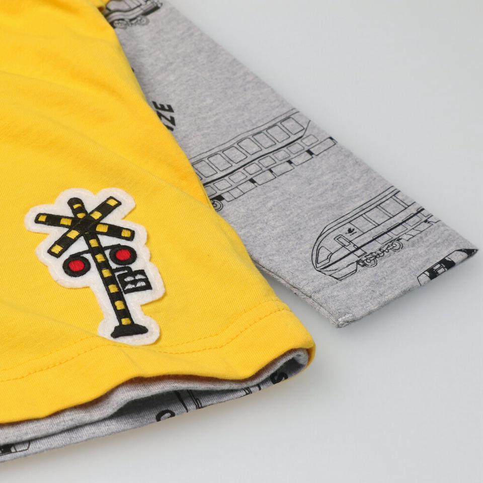 JR在来線電車仕掛け長袖Tシャツ