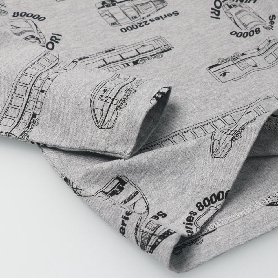 JR在来線電車仕掛け長袖Tシャツ