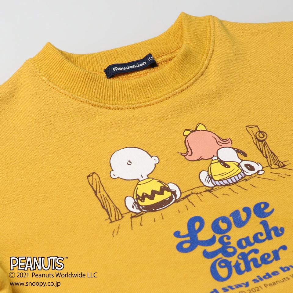 【PEANUTS】スヌーピー裏毛トレーナー
