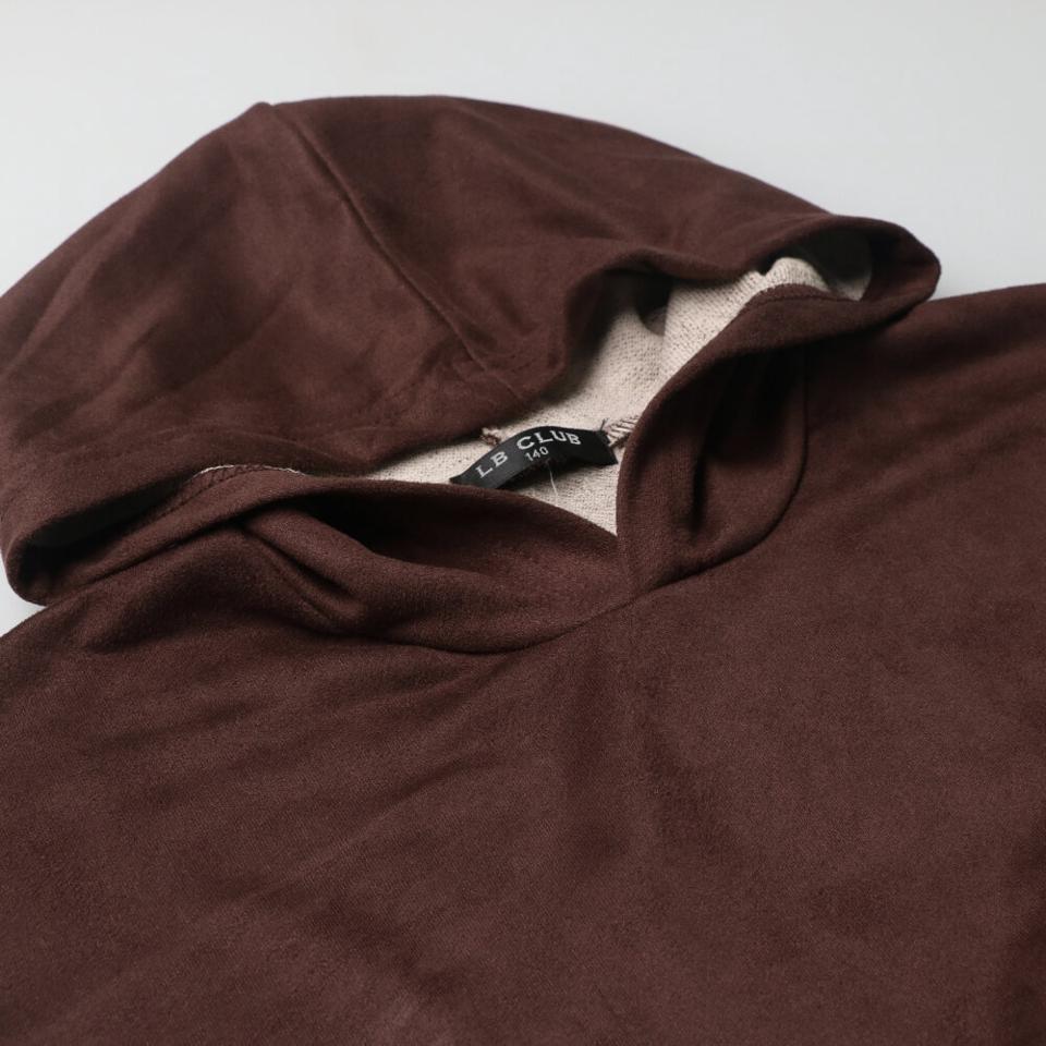 スエードライク裏毛重ね着風Ｔシャツ