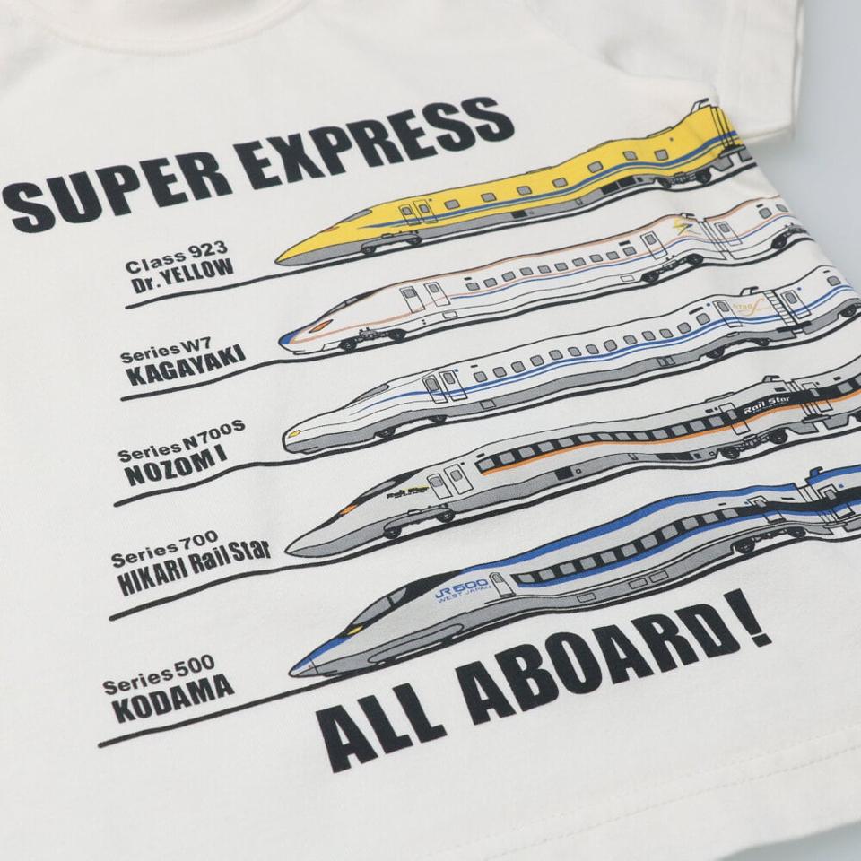 新幹線電車プリントＴシャツ