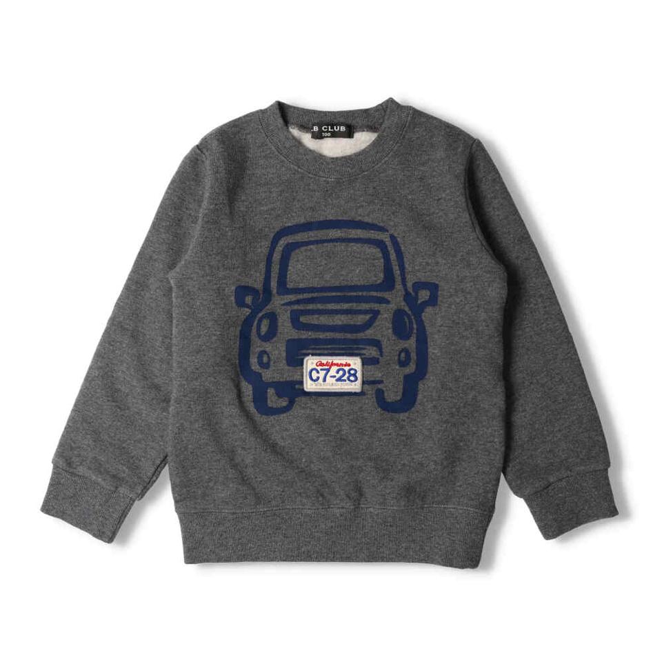 車裏起毛トレーナー