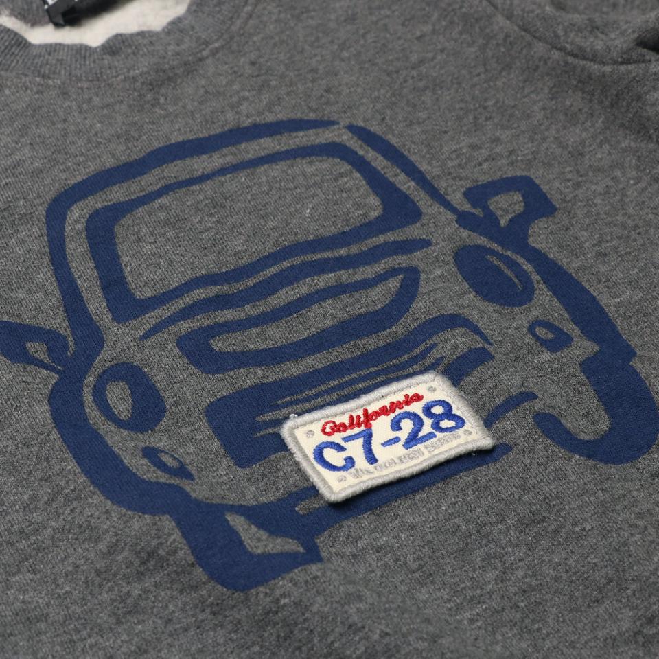 車裏起毛トレーナー