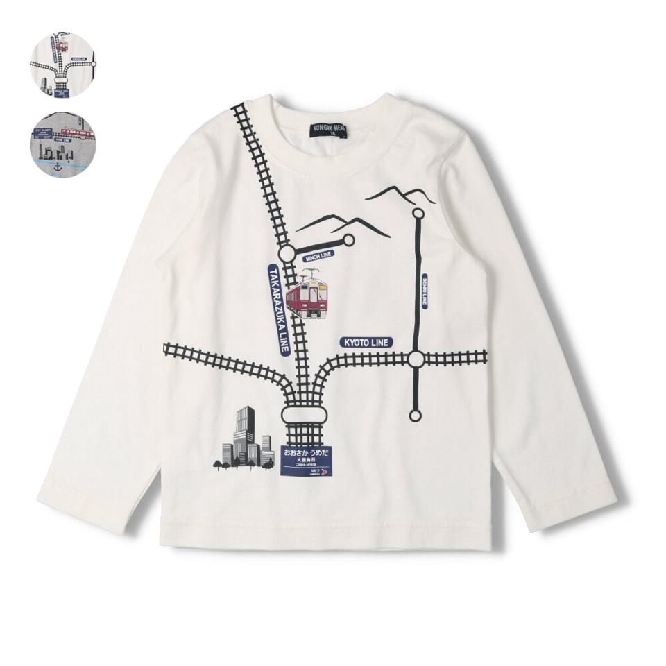 阪急電車路線図Ｔシャツ